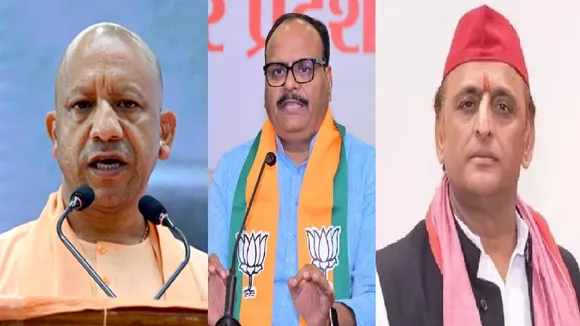 CM Yogi blunt reply SP indecent comment Deputy Chief Minister Brajesh Pathak