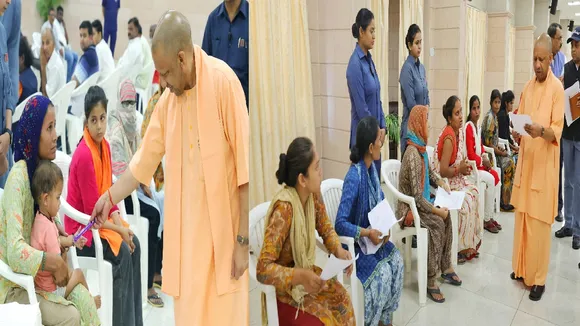 CM Yogi listened problems people Janta Darshan 