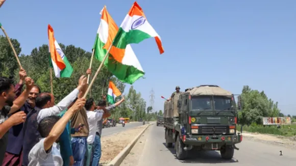 Tiranga Yatra in Srinagar