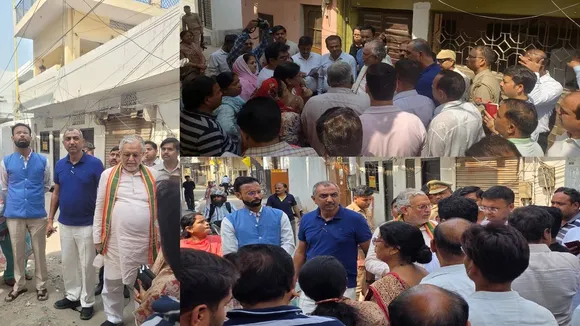 Finance Minister Suresh Khanna inspected several wards Lucknow