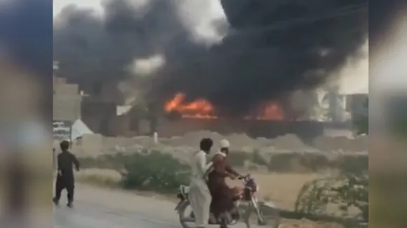 pakistan home minister house burn out