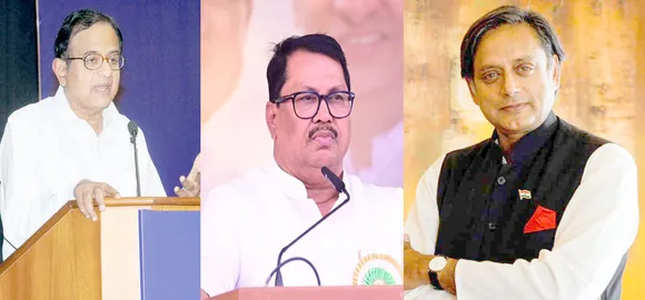 CONGRESS LEADERS, P. CHIDAMBARAM, SHASHI THAROOR, VIJAY NAMDEVRAO WADETTIWAR