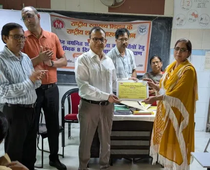 प्रशिक्षण शिविर के दौरान की तस्वीर 