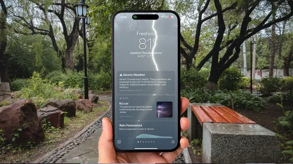 monsoon alert in phone