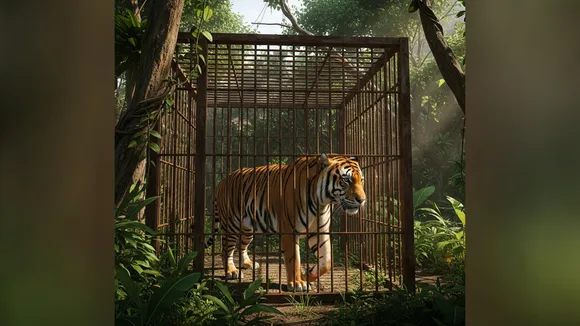 Man eating tigress trapped