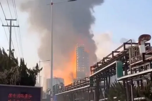 chemical plant in China।