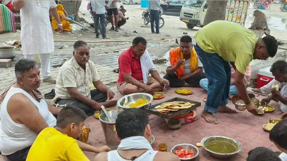 Preparations for Rudrabhishek