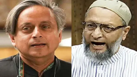 Congress MP Shashi Tharoor and AIMIM chief Owaisi