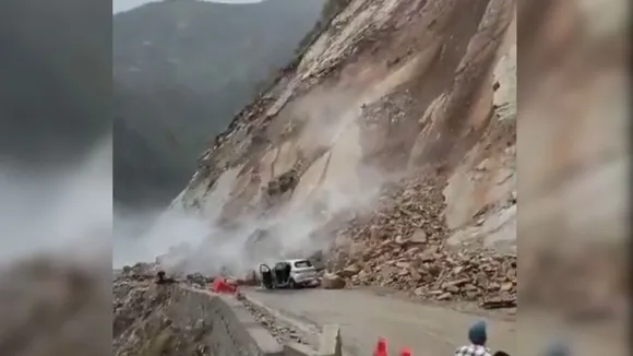 sirmaur Land slide