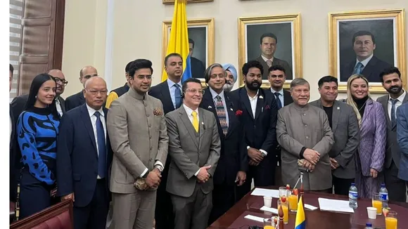 Colombia- All-party delegation led by Congress MP Shashi Tharoor to the Colombian Congress