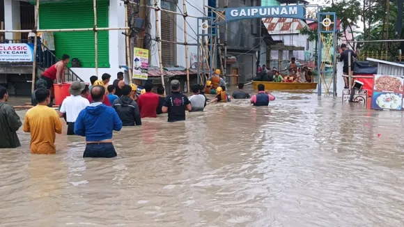 Flood in Imphal, waterlogging in Guwahati