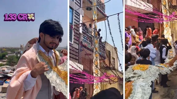 Viral Video Clips of wedding mala