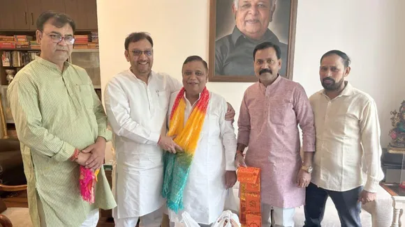 सांसद का स्वागत