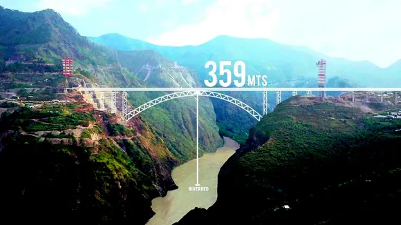 जम्मू कश्मीर में बना चेनाब ब्रिज के चौंकाने वाले राज | यंग भारत न्यूज