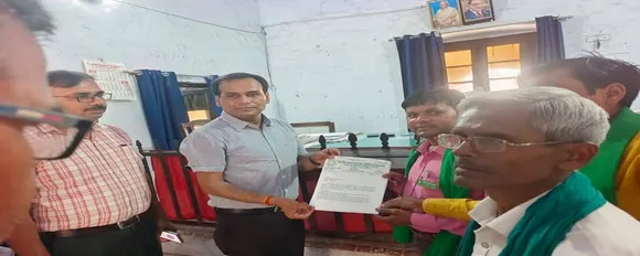 भारतीय किसान मजदूर यूनियन ने सौंपा दस सूत्री मांग पत्र