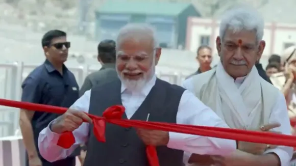 Prime Minister Modi formally inaugurated the Chenab Bridge