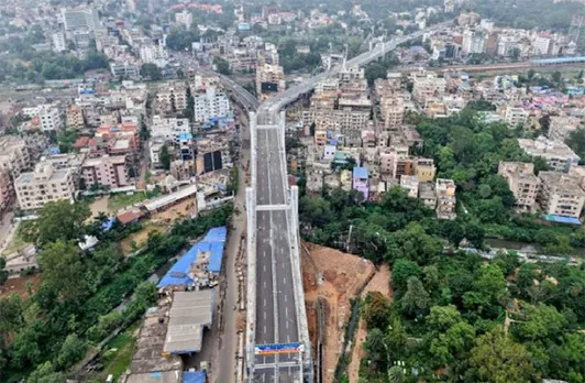 newly constructed flyover in Ranchi