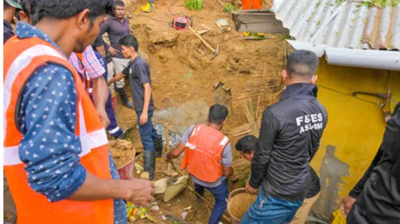 Landslides and floods wreak havoc in Assam due to rain