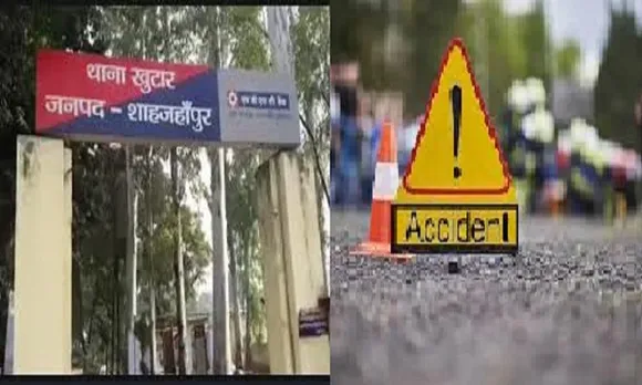खुटार थाना क्षेत्र में एक दर्दनाक सड़क हादसे 