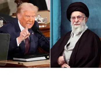 President Donald Trump and Ayatollah Ali Khamenei