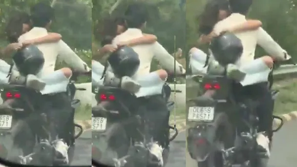 Noida expressway couple video viral