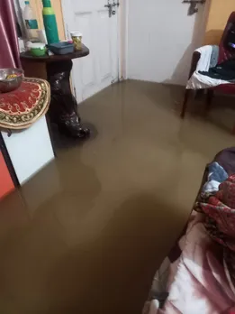 मॉडल टाउन के घरों में जल भराव