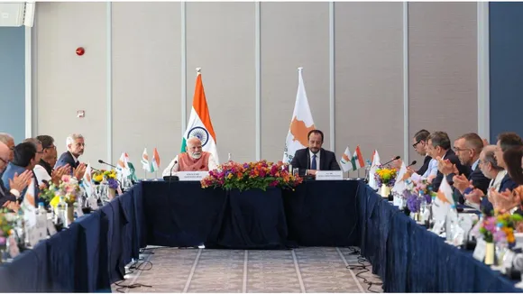 PM Narendra Modi in Cyprus