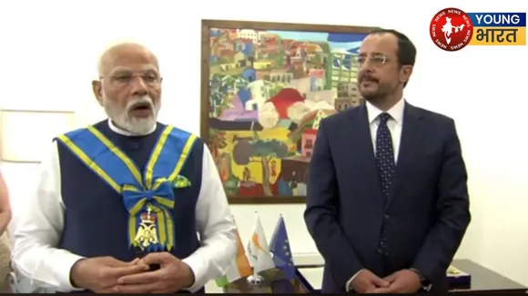PM Narendra Modi Nicosia welcome