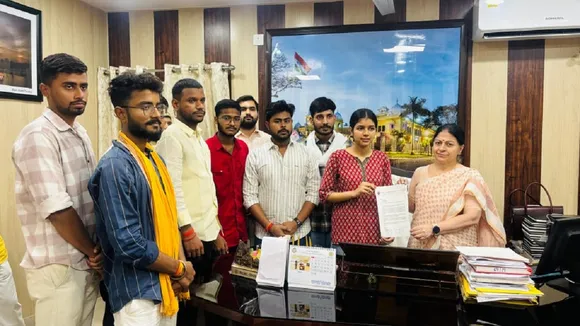 ABVP protests against professor controversial post
