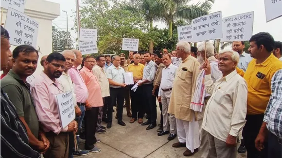 protest agaings electricity privatisation