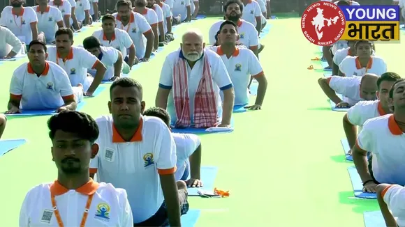 Yoga with Modi