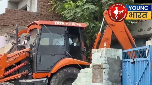 Bulldozer action in Bathinda