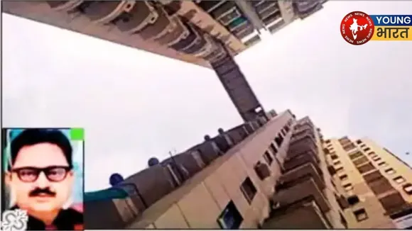 Faridabad Retired bank manager dies after falling from 14th floor, know how the accident happened