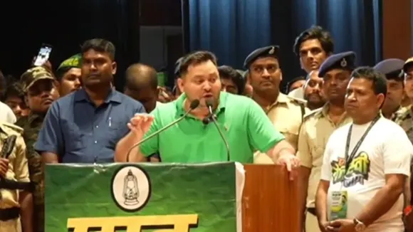 Tejashwi Yadav Bapu Sabhagar speech
