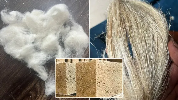Bio plastic being made from hemp waste