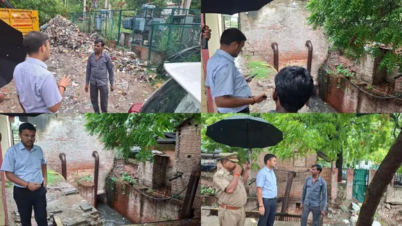 Municipal commissioner reviewed preparations pumping station
