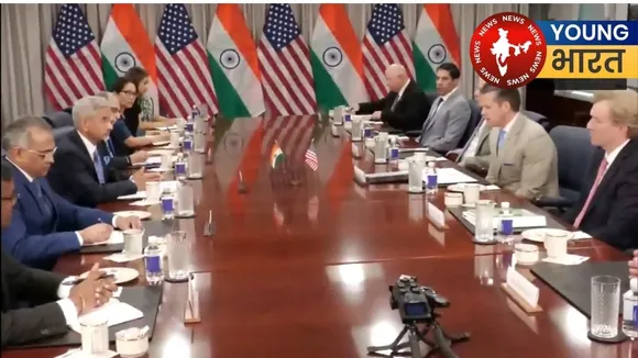 US Defense Secretary Pete Hegseth meets Indian Foreign Minister Dr S Jaishankar in Washington