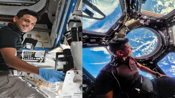 Astronaut Shubhanshu Shukla first HD photo from ISS