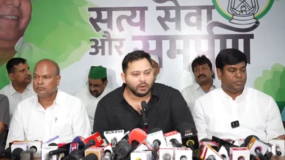 Tejashwi Yadav Press Conference