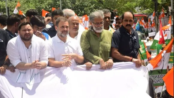 Tejashwi Yadav Rahul Gandhi Bihar Bandh