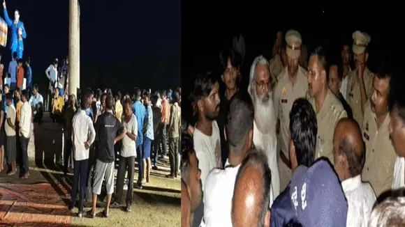 Mounda village protest