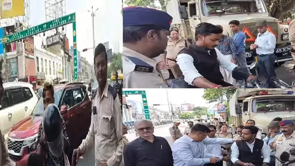 Lucknow traffic checking