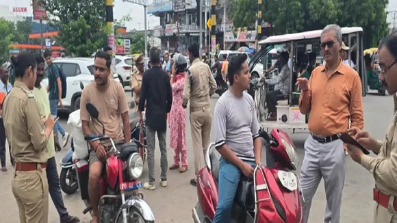 Lucknow traffic enforcement