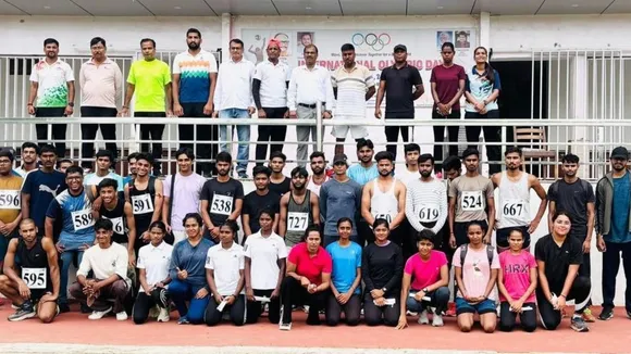 Trials started for selection of Lucknow Athletics team
