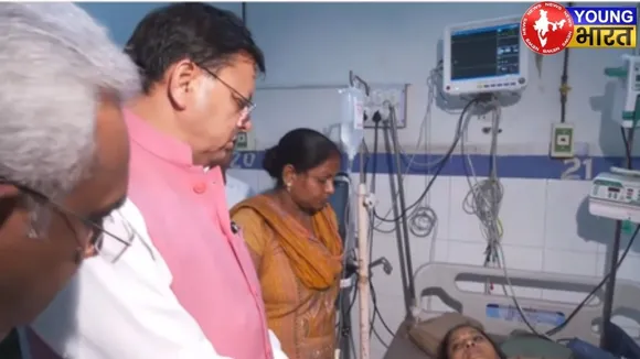 CM Dhami in AIIMS Rishikesh