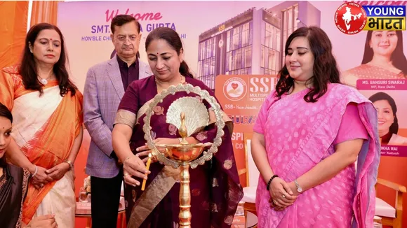 CM Rekha Gupta at SSB Hospital
