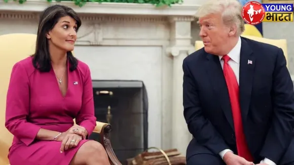 Nikki Haley and Donald Trump