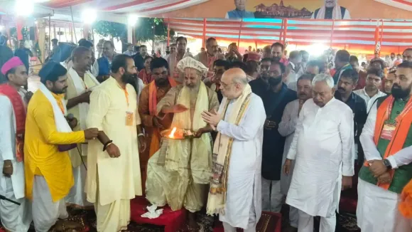 Amit Shah Janki Mandir Sitamarhi
