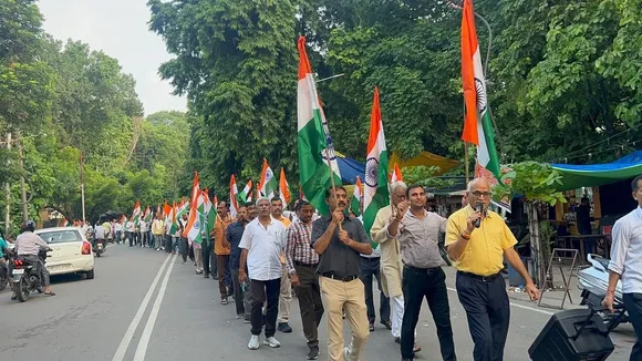 tiranga rally against electricity priviatsation