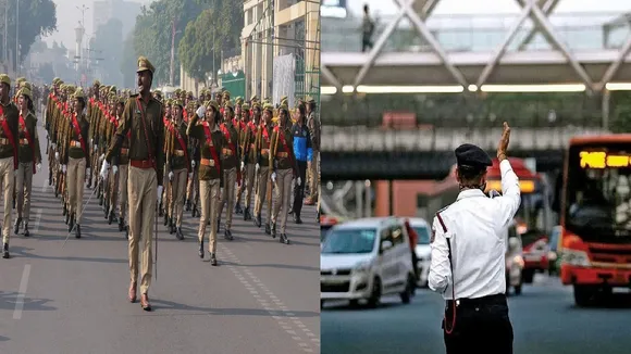 Lucknow traffic diversion 1